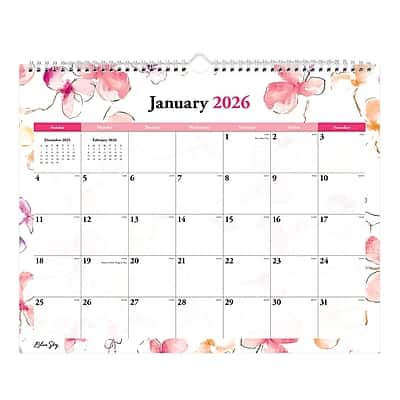 Blue Sky - 2026 Lindley 15" x 12" Monthly Desk Calendar - Multicolor Blue Sky - 2026 Lindley 15" x 12" Monthly Desk Calendar - Multicolor