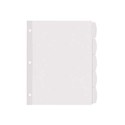 Avery - Big Tab Printable Paper Dividers with Large Labels, 5 Tabs, 20 Sets/Pack - White Avery - Big Tab Printable Paper Dividers with Large Labels, 5 Tabs, 20 Sets/Pack - White