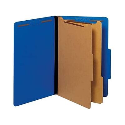 Pendaflex - Pressboard Classification Folder, 2-Dividers, 2 1/2" Expansion, Legal Size, 10/Box - Dark Blue Pendaflex - Pressboard Classification Folder, 2-Dividers, 2 1/2" Expansion, Legal Size, 10/Box - Dark Blue