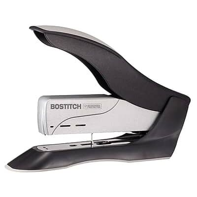 Bostitch - Reduced-Effort Heavy Duty Desktop Stapler, 100-Sheet Capacity, Staples Included - Black Bostitch - Reduced-Effort Heavy Duty Desktop Stapler, 100-Sheet Capacity, Staples Included - Black