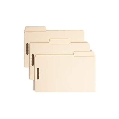 Smead - SuperTab Fastener Folder, 2 Fasteners, Oversized Reinforced 1/3-Cut Tab, Legal - Manila Smead - SuperTab Fastener Folder, 2 Fasteners, Oversized Reinforced 1/3-Cut Tab, Legal - Manila