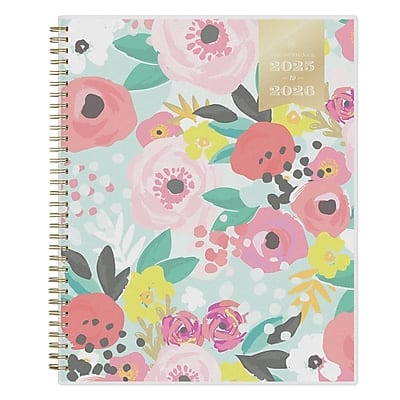 Day Designer for Blue Sky - 2025-2026 Secret Garden 8.5" x 11" Academic Year Weekly & Monthly Planner, Plastic Cover - Multicolor Day Designer for Blue Sky - 2025-2026 Secret Garden 8.5" x 11" Academic Year Weekly & Monthly Planner, Plastic Cover - Multicolor