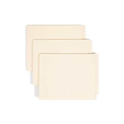 Smead - Shelf-Master End Tab File Folder, Straight Cut, Letter Size, 100/Box - Manila Smead - Shelf-Master End Tab File Folder, Straight Cut, Letter Size, 100/Box - Manila