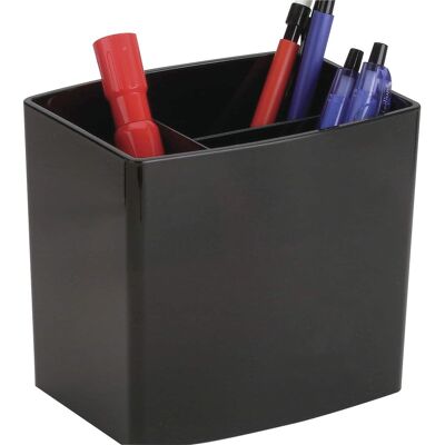 Officemate - 2200 Series Large Pencil Cup 4.5" x 5" x 3.8" Plastic - Black Officemate - 2200 Series Large Pencil Cup 4.5" x 5" x 3.8" Plastic - Black