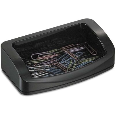 Officemate - 2200 Series Business Card/Clip Holder 1.4" x 7.8" x 3" Plastic - Black Officemate - 2200 Series Business Card/Clip Holder 1.4" x 7.8" x 3" Plastic - Black