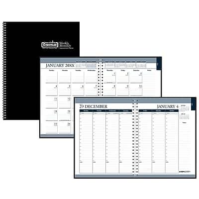 House of Doolittle - 2026 8.5" x 11" Calendar Year Weekly & Monthly Appointment Book, Faux Leather Cover - Black House of Doolittle - 2026 8.5" x 11" Calendar Year Weekly & Monthly Appointment Book, Faux Leather Cover - Black