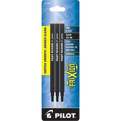 Pilot - FriXion Gel-Ink Pen Refill, Fine Point, 3 Pack - Black Ink Pilot - FriXion Gel-Ink Pen Refill, Fine Point, 3 Pack - Black Ink