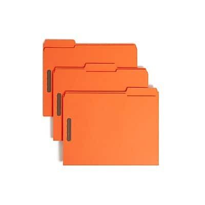 Smead - Reinforced Classification Folders, 1/3-Cut Tab, Letter Size, 50/Box - Orange Smead - Reinforced Classification Folders, 1/3-Cut Tab, Letter Size, 50/Box - Orange
