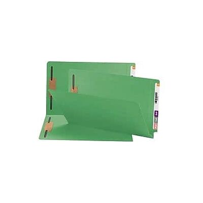 Smead - End Tab Classification Folders, Shelf-Master Reinforced Straight-Cut Tab, Legal Size, 50/Box - Green Smead - End Tab Classification Folders, Shelf-Master Reinforced Straight-Cut Tab, Legal Size, 50/Box - Green