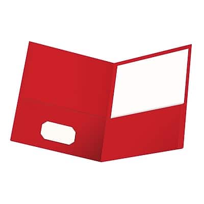 Oxford - Twin Portfolio Folders, 25/Box - Red Oxford - Twin Portfolio Folders, 25/Box - Red