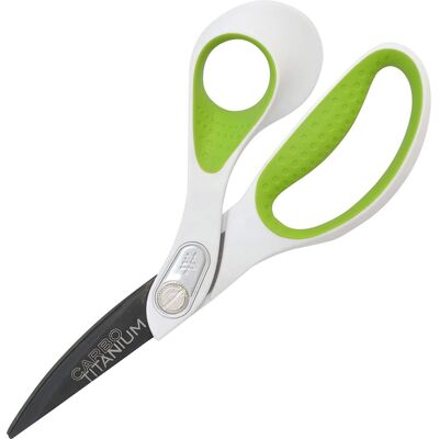 Westcott - 8" Bent CarboTitanium Scissors Bent Titanium Pointed Tip 1 Each - Gray Westcott - 8" Bent CarboTitanium Scissors Bent Titanium Pointed Tip 1 Each - Gray