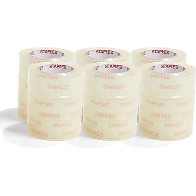 Staples - Heavy Duty Packing Tape, 1.88" x 54.6 Yds, 18/Rolls - Clear Staples - Heavy Duty Packing Tape, 1.88" x 54.6 Yds, 18/Rolls - Clear