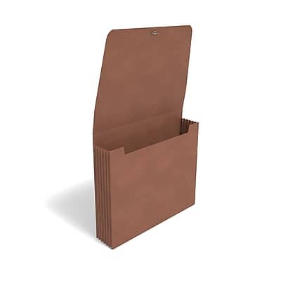 Staples - Reinforced Expanding Wallet, Elastic Closure, Letter Size, 10/Box - Brown Staples - Reinforced Expanding Wallet, Elastic Closure, Letter Size, 10/Box - Brown