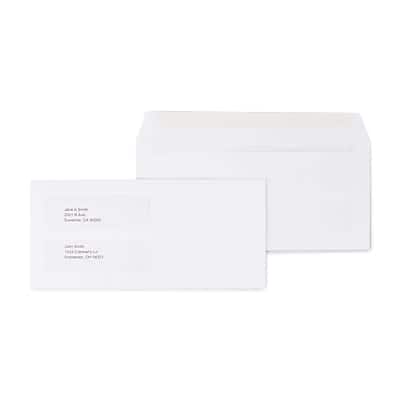 Staples - Laser Forms Double Window Envelopes, 500/Box - Wove White Staples - Laser Forms Double Window Envelopes, 500/Box - Wove White