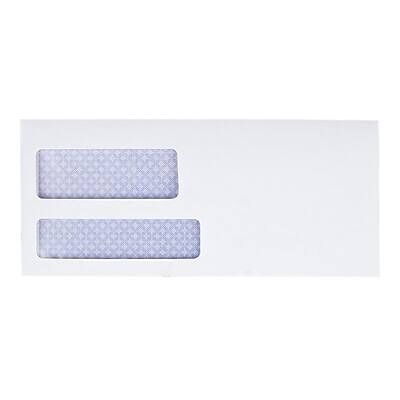 Quality Park - Reveal-N-Seal Security Tinted #9 Double Window Envelopes, 3 7/8" x 8 7/8" Wove, 500/Box - White Quality Park - Reveal-N-Seal Security Tinted #9 Double Window Envelopes, 3 7/8" x 8 7/8" Wove, 500/Box - White