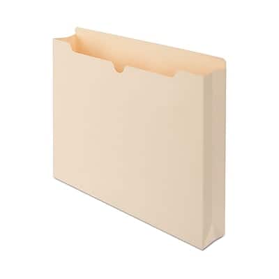 Staples - Reinforced File Jacket, 2" Expansion, Letter Size, 50/Box - Manila Staples - Reinforced File Jacket, 2" Expansion, Letter Size, 50/Box - Manila