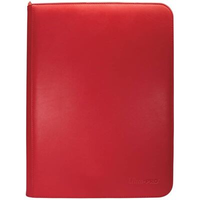 Ultra PRO - Vivid 9-Pocket Zippered PRO-Binder - Red Ultra PRO - Vivid 9-Pocket Zippered PRO-Binder - Red