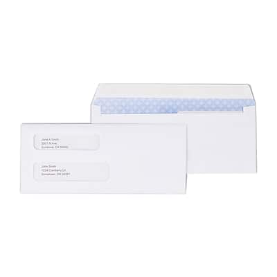 Staples - Security Tinted #8 Business Envelopes, 3 5/8" x 8 5/8", 500/Box - White Staples - Security Tinted #8 Business Envelopes, 3 5/8" x 8 5/8", 500/Box - White