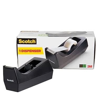 Scotch - Desktop Dispenser, 1"Core - Black Scotch - Desktop Dispenser, 1"Core - Black