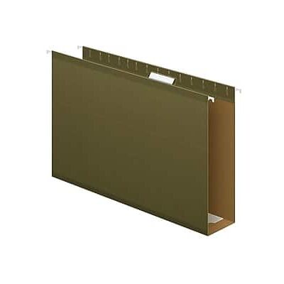 Pendaflex - Reinforced Hanging File Folders, Extra Capacity, 5-Tab, Legal Size, Standard 25/Box - Green Pendaflex - Reinforced Hanging File Folders, Extra Capacity, 5-Tab, Legal Size, Standard 25/Box - Green