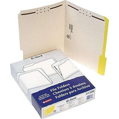 Pendaflex - File Folder, 2 Tab, Letter Size, 50/Box - Yellow Pendaflex - File Folder, 2 Tab, Letter Size, 50/Box - Yellow