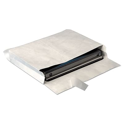 Survivor - Open Side Expansion Self Seal #13 Catalog Envelope, 10" x 13" x 2", 25/Pack - White Survivor - Open Side Expansion Self Seal #13 Catalog Envelope, 10" x 13" x 2", 25/Pack - White