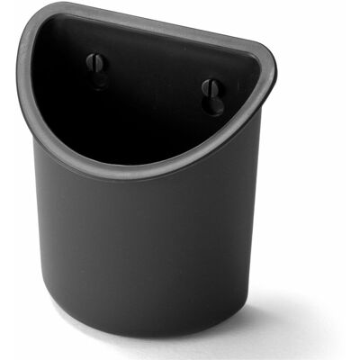 Lorell - Recycled Mounting Pencil Cup Plastic - Black Lorell - Recycled Mounting Pencil Cup Plastic - Black