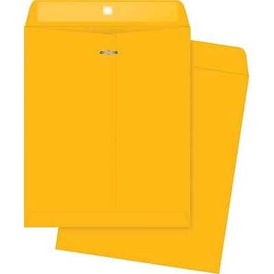 Quality Park - Clasp Catalog Envelope, 12" x 10", 100/Box - Kraft Quality Park - Clasp Catalog Envelope, 12" x 10", 100/Box - Kraft