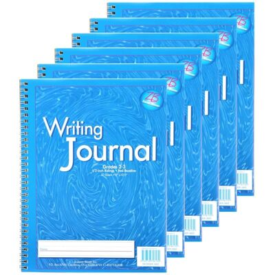 Zaner-Bloser - My Writing Journal, Grade 2-3, Blue, Pack of 6 Zaner-Bloser - My Writing Journal, Grade 2-3, Blue, Pack of 6