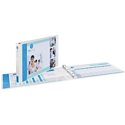 Avery - Heavy Duty 3" 3-Ring View Binders, Slant Ring - White Avery - Heavy Duty 3" 3-Ring View Binders, Slant Ring - White