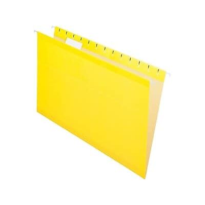 Pendaflex - Recycled Hanging File Folders, Legal Size, 25/Box - Yellow Pendaflex - Recycled Hanging File Folders, Legal Size, 25/Box - Yellow