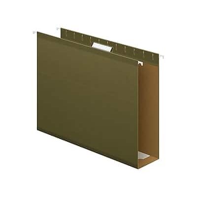 Pendaflex - Reinforced Hanging File Folders, Extra Capacity, 5-Tab, Letter Size, Standard 25/Box - Green Pendaflex - Reinforced Hanging File Folders, Extra Capacity, 5-Tab, Letter Size, Standard 25/Box - Green