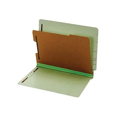 Pendaflex - End-Tab Classification Folders, Letter Size, 1-Partition, 10/Box - Light Green Pendaflex - End-Tab Classification Folders, Letter Size, 1-Partition, 10/Box - Light Green