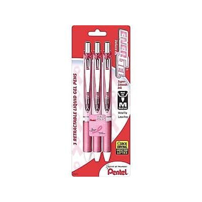 Pentel - EnerGel Deluxe RTX Retractable Gel Pens, Medium Point, 0.7mm, 3/Pack - Black Ink Pentel - EnerGel Deluxe RTX Retractable Gel Pens, Medium Point, 0.7mm, 3/Pack - Black Ink