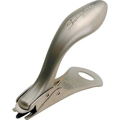 Swingline - Heavy Duty Spring-Loaded Push Staple Remover, Chrome - Silver Swingline - Heavy Duty Spring-Loaded Push Staple Remover, Chrome - Silver