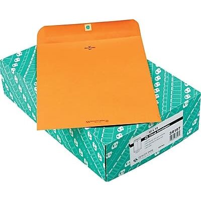 Quality Park - Clasp Nonstandard Kraft Catalog Envelope, 10" x 13", 100/Box - Light Kraft Quality Park - Clasp Nonstandard Kraft Catalog Envelope, 10" x 13", 100/Box - Light Kraft