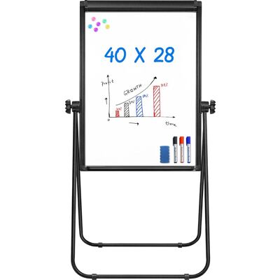 maxtek - Bulletin Boards 40x28 inches Dry Erase Board Flipchart Board Double Sided Whiteboards & Presentation Supplies - White maxtek - Bulletin Boards 40x28 inches Dry Erase Board Flipchart Board Double Sided Whiteboards & Presentation Supplies - White