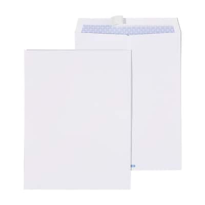 Staples - QuickStrip EasyClose Self Seal Security Tinted Catalog Envelopes, 10" x 13", 100/Box - White Staples - QuickStrip EasyClose Self Seal Security Tinted Catalog Envelopes, 10" x 13", 100/Box - White