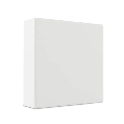 Staples - 3" 3-Ring View Binders, 6/Pack - White Staples - 3" 3-Ring View Binders, 6/Pack - White