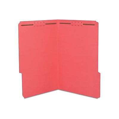 Staples - Heavy Duty Reinforced Classification Folder, 2" Expansion, Legal Size, 50/Box - Red Staples - Heavy Duty Reinforced Classification Folder, 2" Expansion, Legal Size, 50/Box - Red