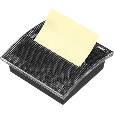 Unique Bargains - Rhinestone Sticky Note Dispenser Pad Holder 4x4 Inch Desk Organizer for Office Home - Black Unique Bargains - Rhinestone Sticky Note Dispenser Pad Holder 4x4 Inch Desk Organizer for Office Home - Black