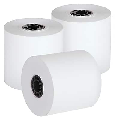 Staples - Thermal Paper Rolls, 2 1/4" x 80', BPA Free, 10/Pack - White Staples - Thermal Paper Rolls, 2 1/4" x 80', BPA Free, 10/Pack - White