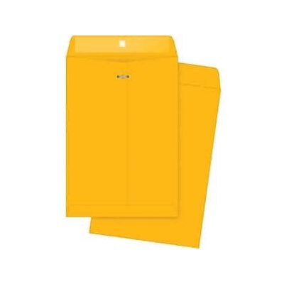 Quality Park - Clasp & Moistenable Glue Kraft Catalog Envelopes, 7" x 10", 100/Box - Brown Kraft Quality Park - Clasp & Moistenable Glue Kraft Catalog Envelopes, 7" x 10", 100/Box - Brown Kraft