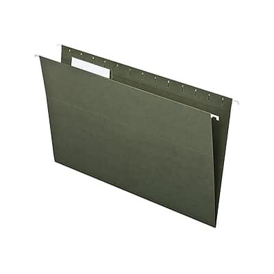 Pendaflex - Recycled Hanging File Folders, 1/3-Cut Tab, Legal Size, Standard 25/Box - Green Pendaflex - Recycled Hanging File Folders, 1/3-Cut Tab, Legal Size, Standard 25/Box - Green