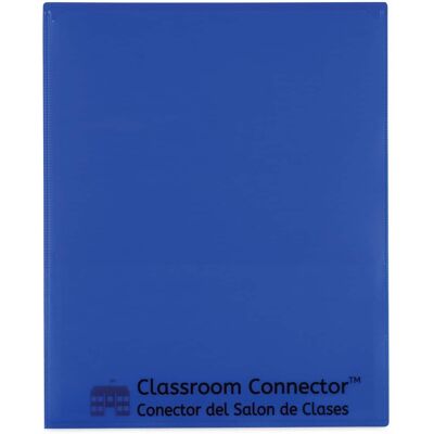C-Line Products - Classroom Connector Folders, 11 x 8.5, Blue, 25/Box C-Line Products - Classroom Connector Folders, 11 x 8.5, Blue, 25/Box