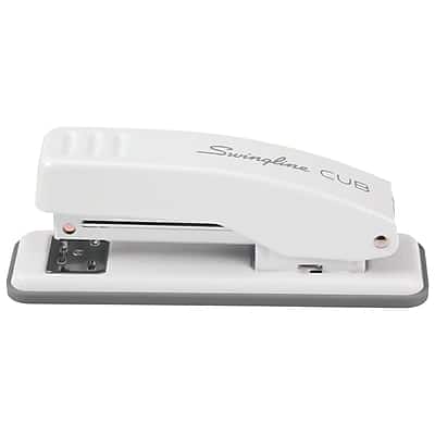 Swingline - Cub Reduced-Effort Desktop Stapler, 20-Sheet Capacity - Arctic White Swingline - Cub Reduced-Effort Desktop Stapler, 20-Sheet Capacity - Arctic White