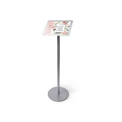 Staples - Premium Sign Holder, 8.5" x 11" Steel - Silver Staples - Premium Sign Holder, 8.5" x 11" Steel - Silver