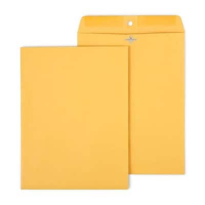 Staples - Clasp & Moistenable Glue #12.5 Kraft Catalog Envelopes, 9.5" x 12.5", 100/Box - Brown Staples - Clasp & Moistenable Glue #12.5 Kraft Catalog Envelopes, 9.5" x 12.5", 100/Box - Brown