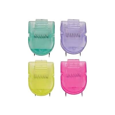 Advantus - Panel Wall Cubicle Clips, 50/Box - Assorted Cool Colors Advantus - Panel Wall Cubicle Clips, 50/Box - Assorted Cool Colors