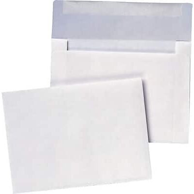 Quality Park - Gummed Invitation Envelopes, 4 3/8" x 5 3/4", 500/Box - White Quality Park - Gummed Invitation Envelopes, 4 3/8" x 5 3/4", 500/Box - White
